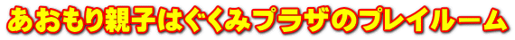 あおもり親子はぐくみプラザのプレイルーム